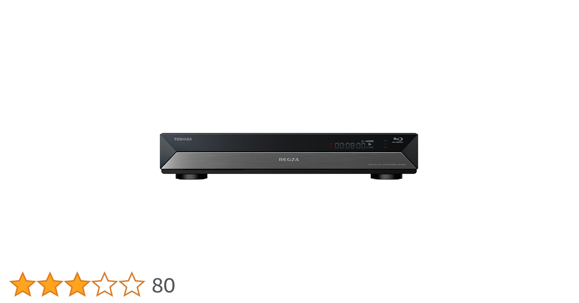東芝 - 東芝REGZA  ブルーレイ RD-BZ800 1TB 　ダブル録画　動作確認済 Amazon | 東芝 1TB 2チューナー ブルーレイレコーダー REGZA RD