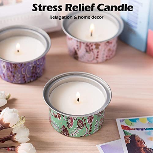 Gift Package Scented Candles Lemon, Fig, Lavender, Spring Fresh,Rose ，Jasmine，Vanilla，Bergamot，Strawberry, Peppermint, Rosemary, Gardenia Natural Soy Wax Portable Travel Tin Candle,Set Of 12 #TOP2