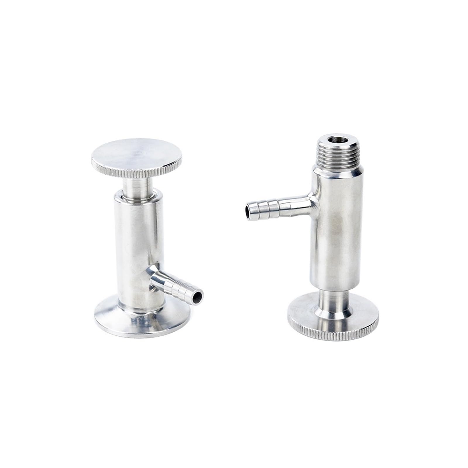 HYUJNAFZR 1/2" Sampling Valve DN15 Tri Clamp Ferrule 1.5" OD 50.5mm Stainless Steel 304 Elliptic Homebrew