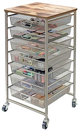Tim Holtz Idea-ology Signature Design Industrial Storage Cart, 33.5