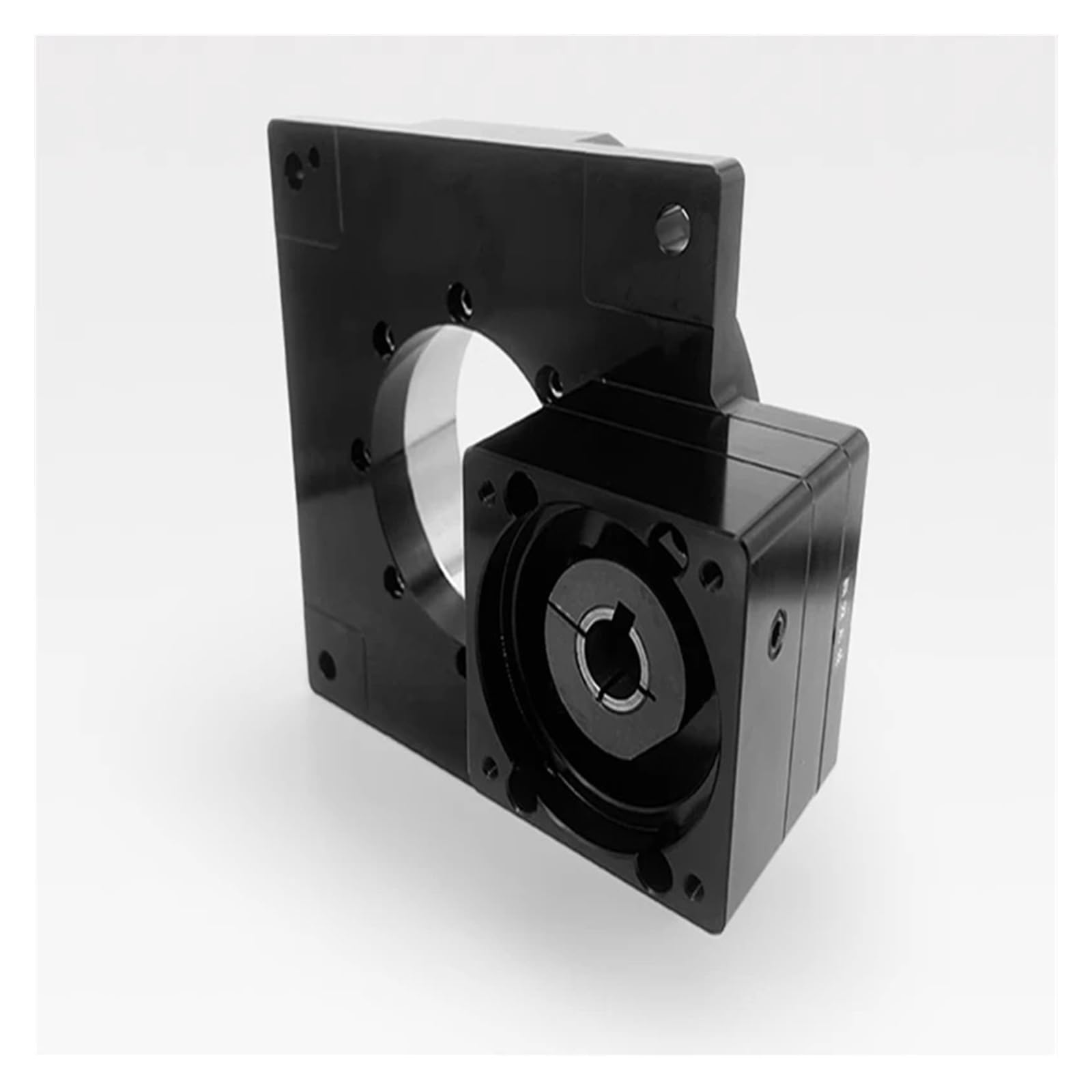 Hollow Rotary Actuator TH200 Turntable Hollow Rotary Actuator Hollow Rotating Platform Gearbox Ratio 18:1 for 86mm Frame NEMA34 Stepping Motor Input(12.7mm)