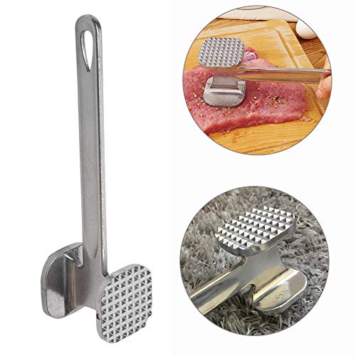 WANAONE Meat Tenderizer, Aluminum Alloy Hammer Meat Mallet Tool and Chicken Pounder, Steak Beef Soften Pestle Pork Chicken Hammer Kitchen Tool(size:4.5 * 19cm) - Image 5