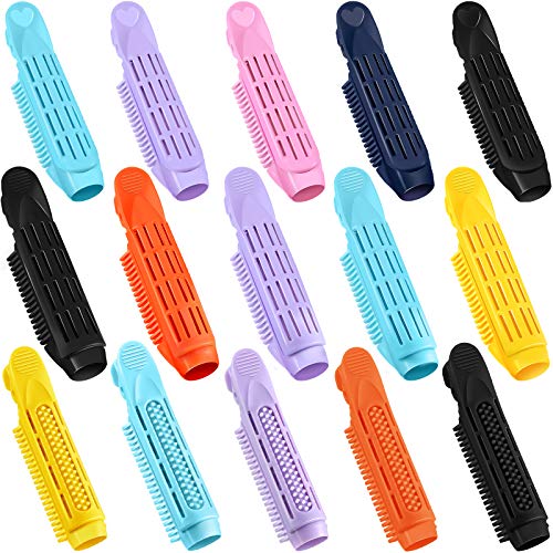 15 Pieces Volumizing Hair Root Clip Roller Wave Fluffy Hair Curler Clip Naturally Fluffy Hair Clip DIY Hair Styling Tool for Women Girls (Multi Color)