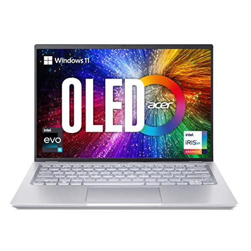 Image of acer Swift 3 OLED 12th Gen Intel EVO Core i5 (16 GB RAM /512 GB SSD /Windows 11 Home /MS Office 2021 / Fingerprint Reader /Steel Gray / 1.45 KG / SF314-71