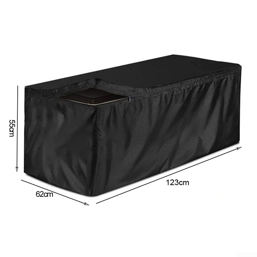Copertura per baule da giardino realizzata in tessuto Oxford 210D, che offre un'affidabile resistenza agli agenti atmosferici (S)