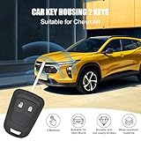 2 Buttons Car Key Fob Shell Case Remote Control Replacements Compatible with Opel Vauxhall Buick Astra Insignia Meriva Zafira, Foldable Car Key Cover Case (B) - Image 4