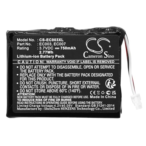 750mAh Replacement Battery for Apple iPOD Mini 4GB, iPOD Mini 6GB, Mini 4GB M9160LL/A, Mini 4GB M9434LL/A, Mini 4GB M9435LL/A, Mini 4GB M9436LL/A, Mini 4GB M9437LL/A, Mini 4GB M9800/A, EC003, EC007