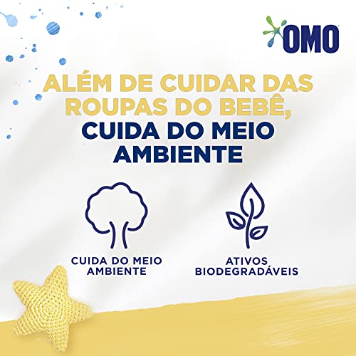 OMO Sabão Líquido Roupas Finas E Delicadas Bebê 900Ml