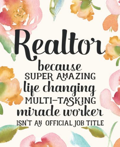 Thank You Gift for Realtor: Funny Appreciation Present for Woman Real Estate Agent