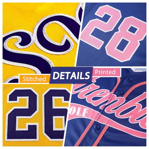 DOPPLER Custom Baseball Jersey for Men Women Youth - Camisetas Personalizadas de Equipo miniatura 5