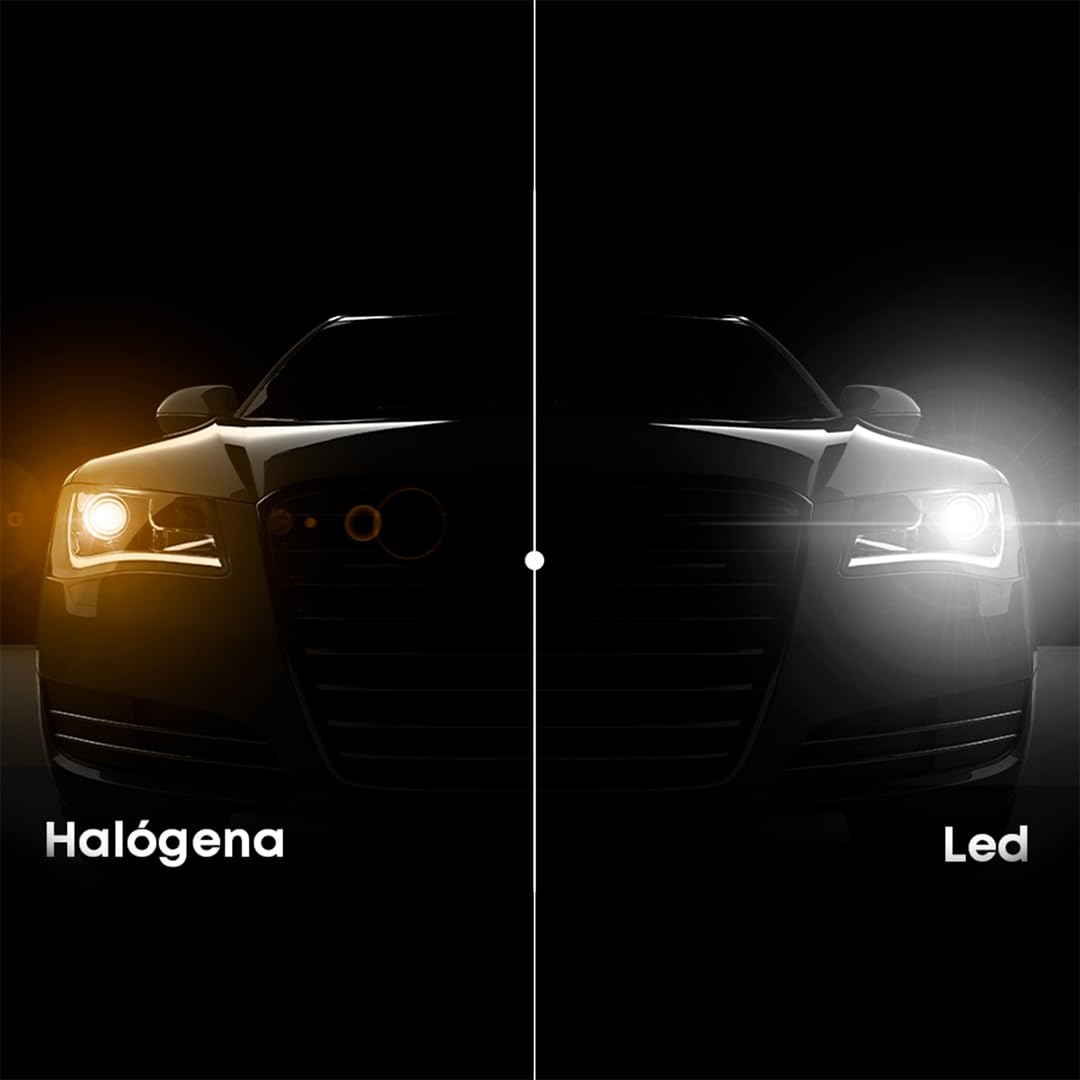 ASX Iluminación - Bombillas LED D1S/D1R para Faros Delanteros de Coche - Off Road, 24000LM Reales, 100W 9V-100V con Tecnología CANbus, Luz Blanca 6000K, Plug & Play, Pack 2 Unidades