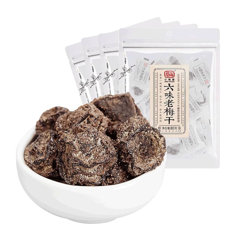小梅 Amazon | 小梅屋 老梅干 话梅 梅です 零食 蜜饯 酸梅 果脯 梅饼