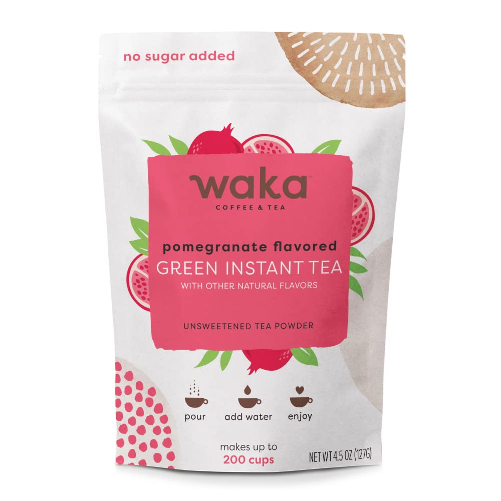 Buy Waka Premium Instant Tea — Pomegranate Flavored Concentrated Green