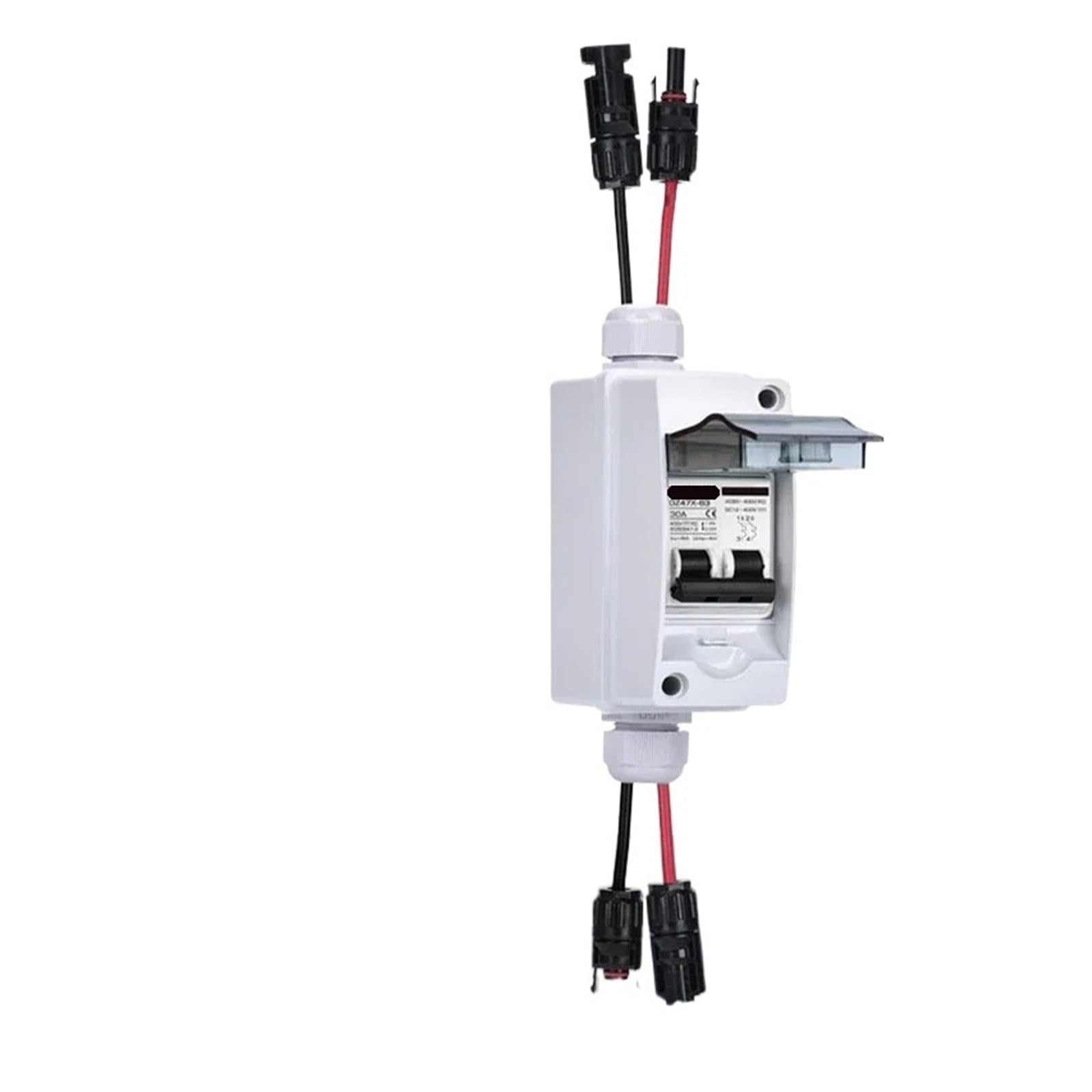 1PCS Interruttore di isolamento solare Interruttore automatico con scatola impermeabile 30A DC/AC400V Scatola combinatrice del fotovoltaico elettrico da giardino fotovoltaico