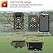 Binrrio Trail Camera, Game Hunting Camera with Night Vision Motion Activated 16MP 1080P Waterproof Outdoor Wildlife Camera 120° Detection, 0.3s Trigger 2.4