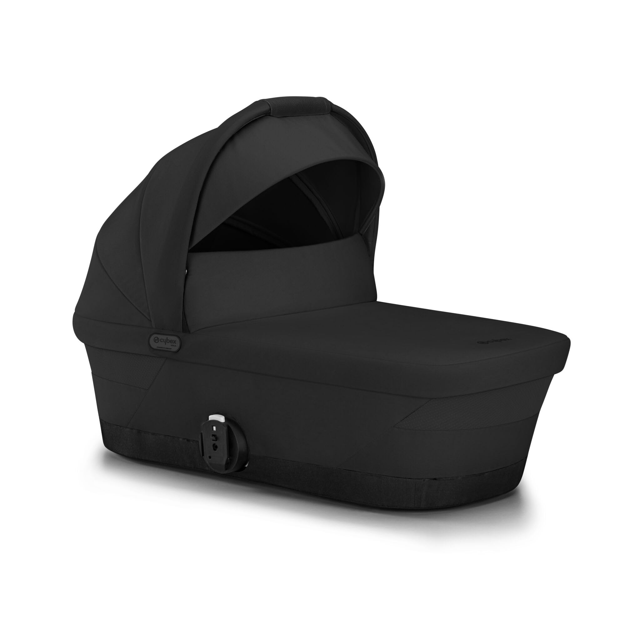 CYBEX Gold GAZELLE S Cot Kinderwagenaufsatz, Ab Geburt bis ca. 6 Monate (max. 9 kg), Für CYBEX Gazelle S und e-Gazelle S, Moon Black