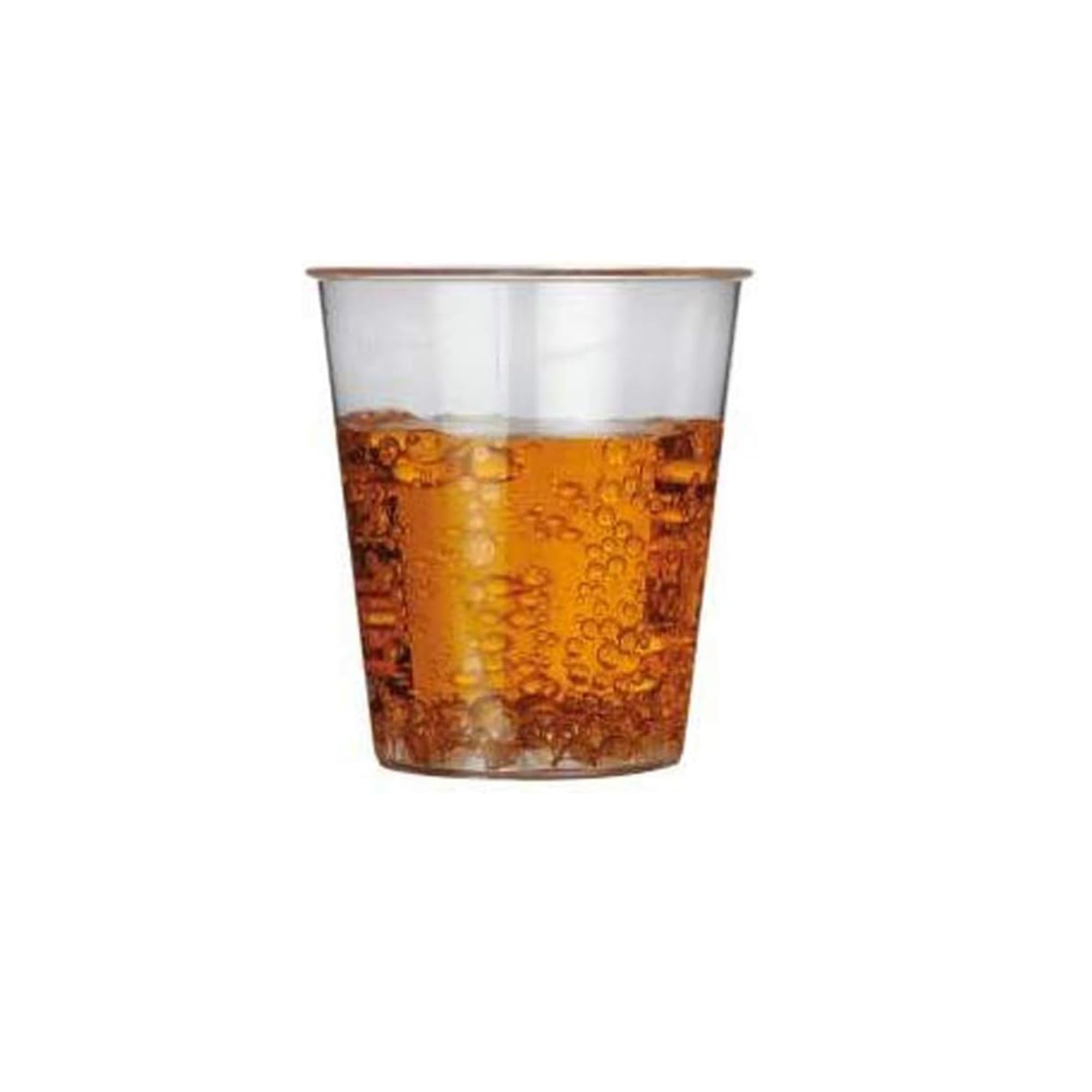 We Can Source It Ltd - CE Marked 25ml Plastic Shot Glasses - Clear Polycarbonate Reusable Measuring Spirit Cups for Whisky, Vodka and Rum - Disposable Glass for Bars, Pubs, and Events - Pack of 1000