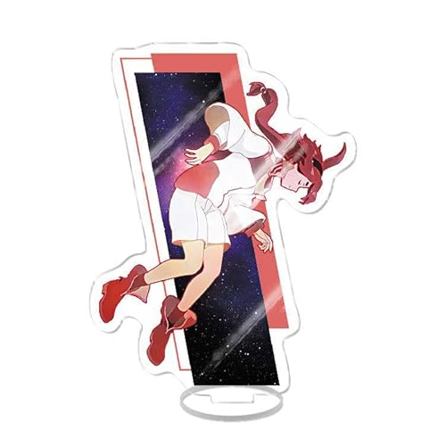 機動戦士ガンダム 水星の魔女 アクリルスタンド 台座付き 透明素材 コスプレ飾り インテリア用 (M,いろ-13)