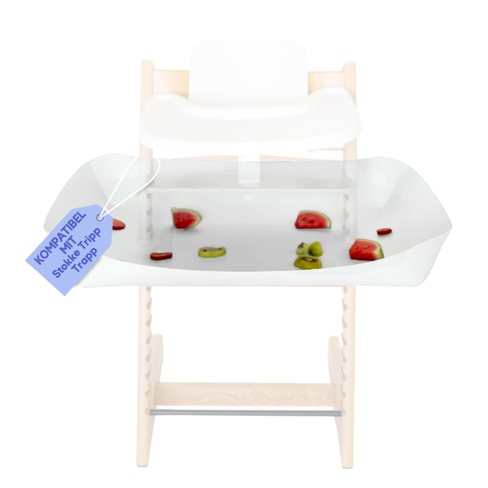 Catchy - The Food and Mess Catcher for The Stokke Tripp Trapp - Catchy Food Catching Accessory for Highchairs - Baby & Toddler Food Mat - High Chair Food Catcher - High Chair Accessories