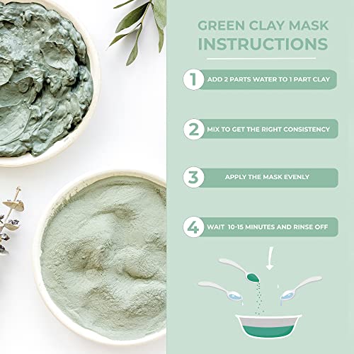 BIO Argilla Verde Organica in Polvere 100% Pura &