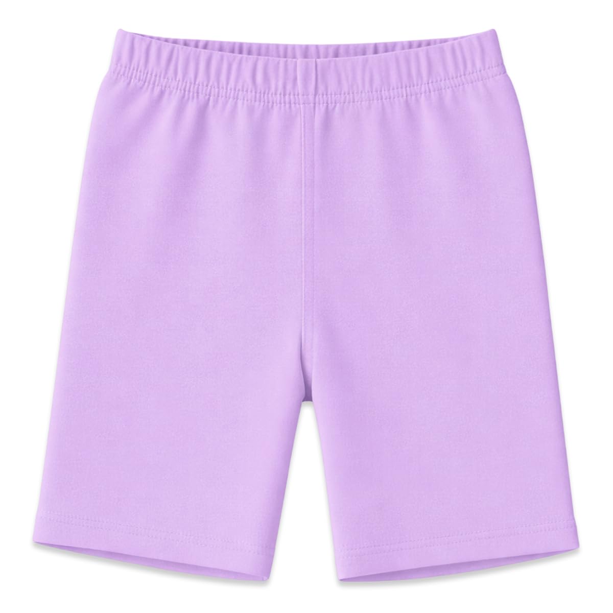 Kuchipoo Girls 100% Cotton Cycling Shorts | Soft & Stretchable Inner Safety Shorts for Under Skirts & Dresses | Breathable Activewear for Kids (KUC-SHT-216, Multicolor, 2-3 Years) - Pack of 5 2