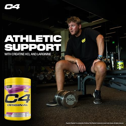 Image of Cellucor C4 Original Pre Workout - POPSICLE Grape - Pre-Workout for Endurance, Focus & Performance with 200mg Caffeine, Beta-Alanine, Creatine Nitrate, L-Arginine & PeptiPump - Sugar Free, 50 Servings