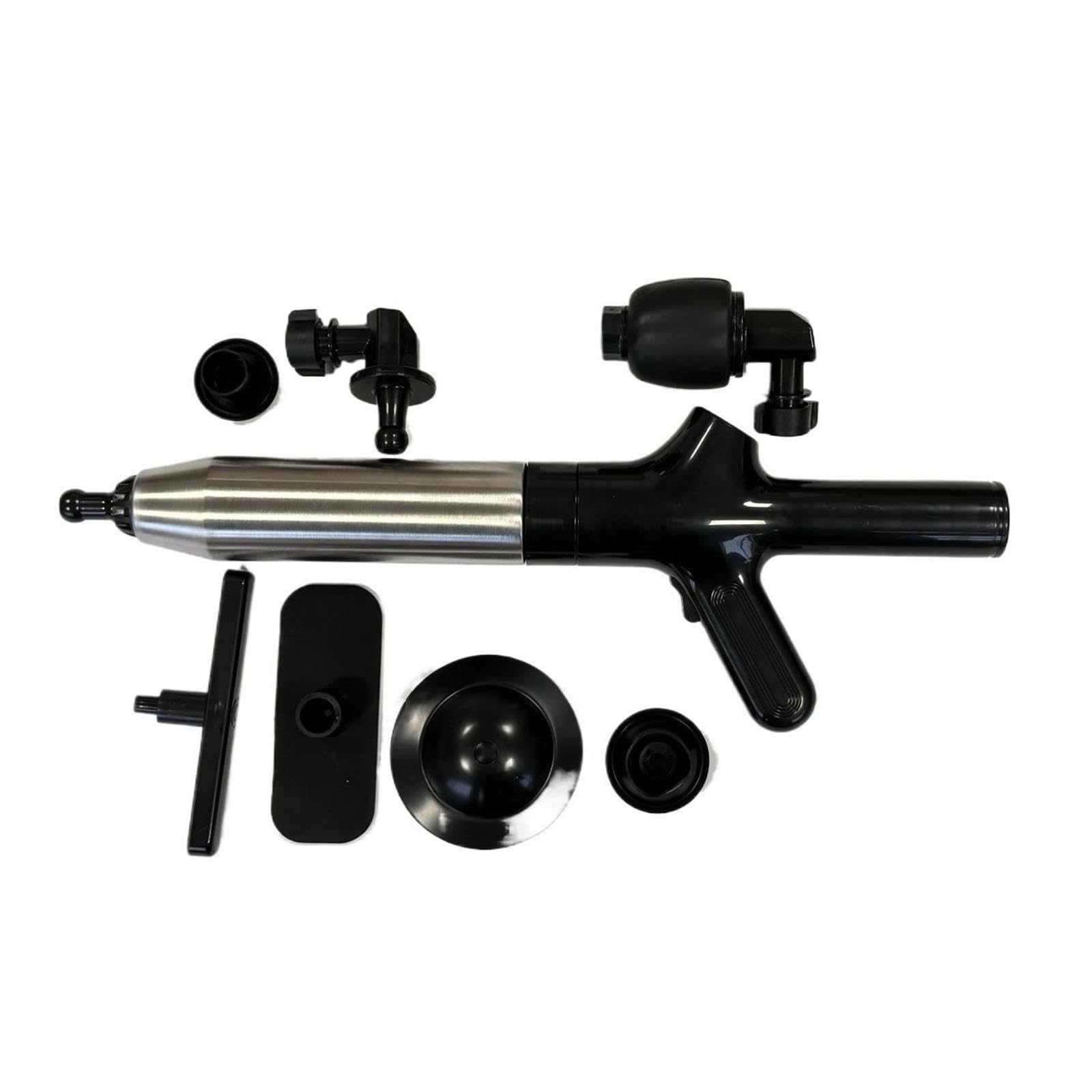 Blaster for drenaggio dell'aria ad alta pressione | Strumenti for rimuovere gli intasamenti dello scarico della fogna del lavandino del bagno(Black)
