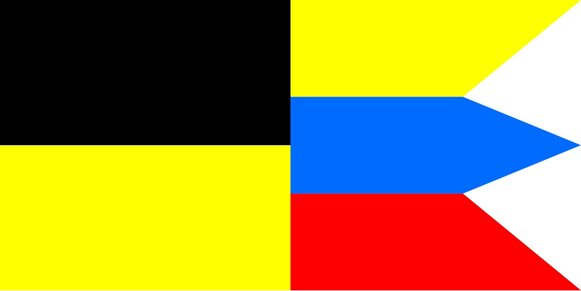 Drapeau Niasvizh Belarus horizontal 1.35m² pour mât de cérémonie