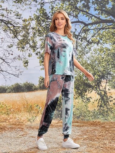 Image of GRECIILOOKS Women Co Ord Set for Women | Co Ord Set for Women Stylish |Printed Lycra Co Ord Set for Women | Travel Co Ord Set for Women | Half Sleeve