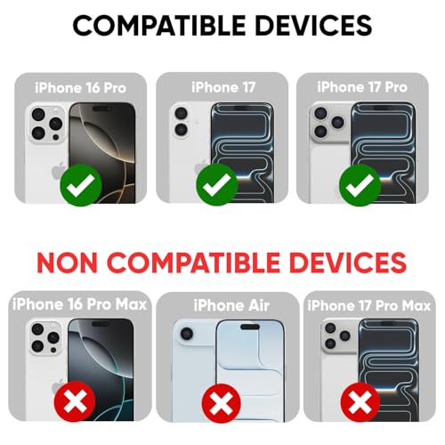 Image of POPIO Xtreme Privacy Pack of 2 Tempered Glass for iPhone 16 Pro / 17 /17 Pro | 9H Hardness, Edge-to-Edge Coverage, Anti-Scratch, Anti-Spy
