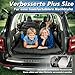 FORMIZON SUV Aufblasbare Matratze, 180 * 140cm Auto Luftmatratze, Aufblasbare Matratze Kofferraum mit Luftpumpe und 2 Kissen, Tragbare Doppelseitige Dickere Auto Bett für Reisen Camping Outdoor
