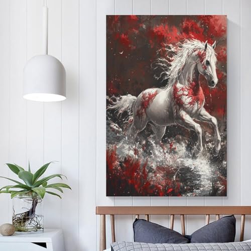 Lienzo cuadro de caballo alta nitidez para pinturas murales salon 5