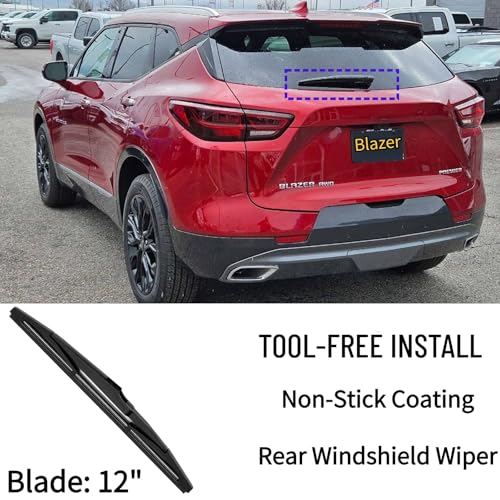 Rear Wiper Blade for Chevy Blazer 2024 2025 for GMC Terrain Chevy Equinox 2022-2024 Exact Fit for LT Premier RS LS AT4 Denali SLE SLT trims Rear Back Windshield Wiper Blade for 2025 2024 2023 2022 by Amaoudri - Image 7