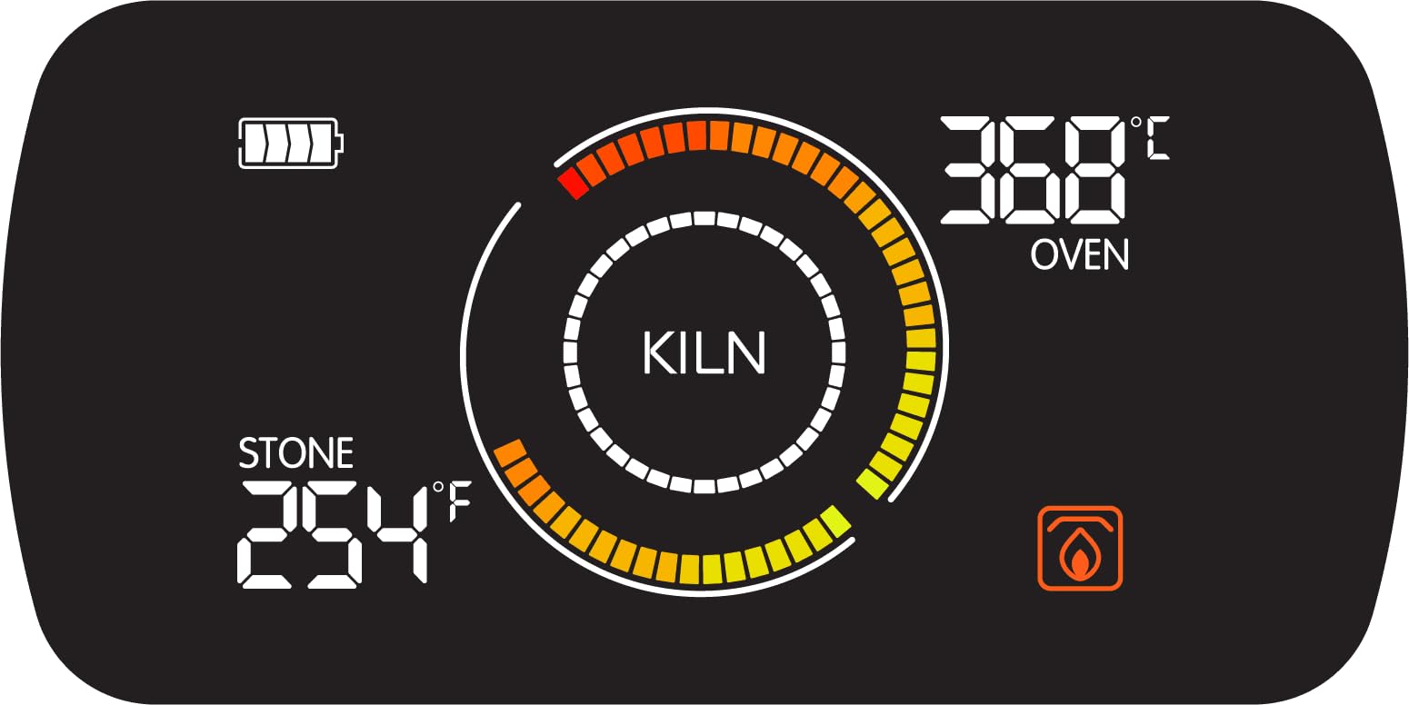 Everdure KILN DR Digitaldisplay 2 Brenner Pizzaofen (Mat Black)
