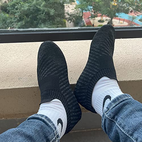 Image of SLEVEL Lightweight Non Slip Travel Indoor Grip House Slipper Socks Unisex Adult Around The House Floor Home Shoes for Women Men
