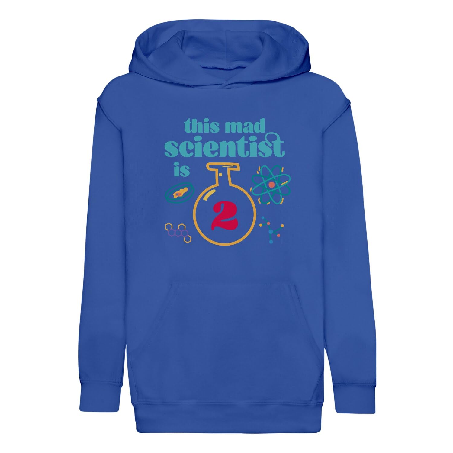 Sweat à capuche enfant science pour anniversaire 2 ans Mad Scientist - 4