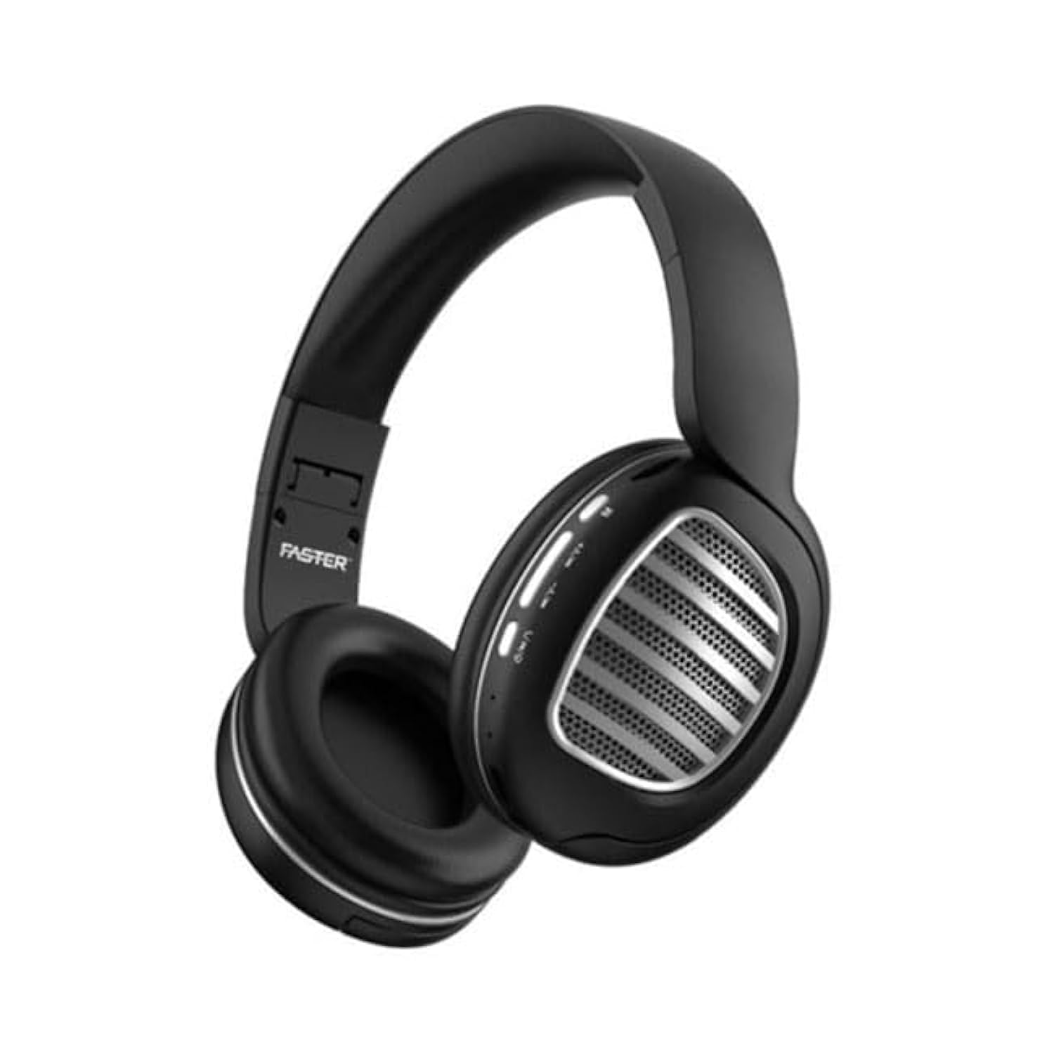 Faster S4 OnEar Headphones Wireless Pure Bass Sound - Foldable Wireless Headphones 5.0 Bluetooth Headphones 8Hrs Playtime- Over Ear Headphones with Voice Assistant Bluetooth Earphones