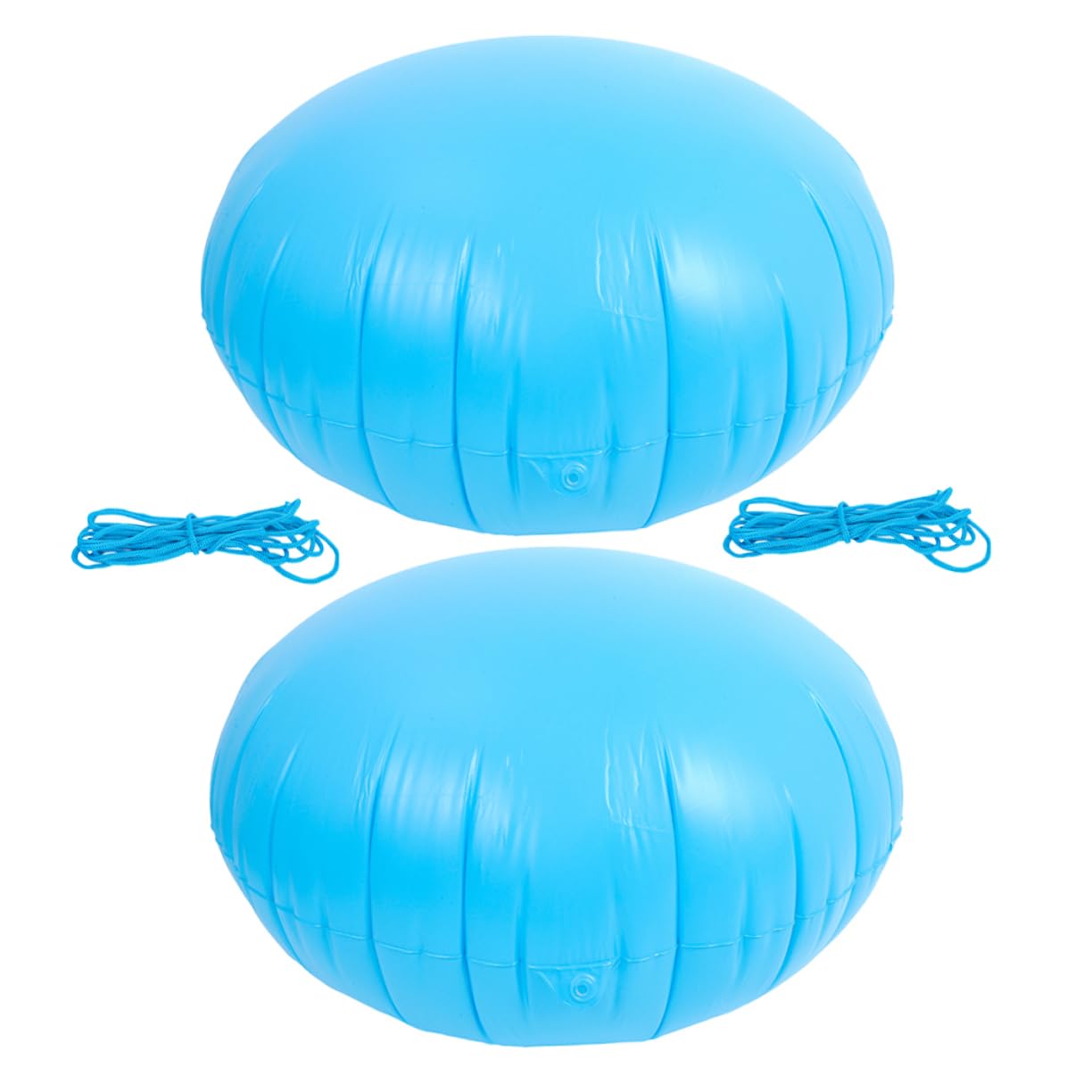 Toddmomy 2pièces Coussins Gonflables pour Piscine Hors Sol Oreillers Air Ronds Imperméables pour Hivernage Et Protection