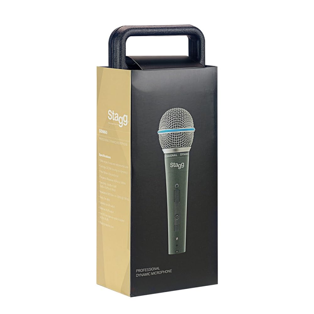 Stagg SDM60 - Dynamisches Vocal Mikrofon by Stagg