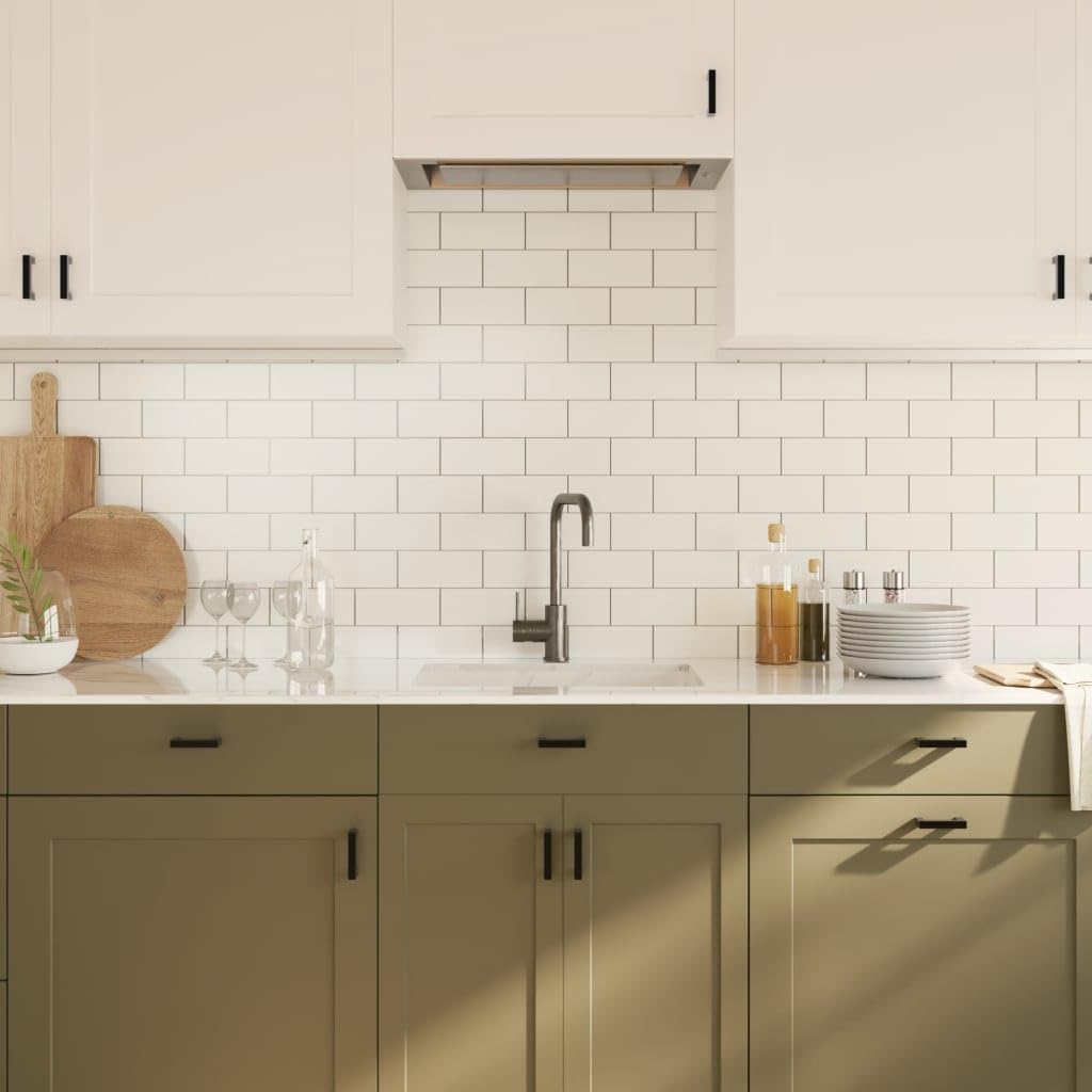 Maniglie per Mobili 20pz Nere 64 mm in Acciaio Inox,Maniglie Moderne,Maniglie Cassetti,Maniglie per Mobili-3203651