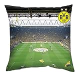 Maße: 40 x 40 cm Borussia Dortmund, BVB-Kissen Südtribüne, Mehrfarbig, 40x40cm