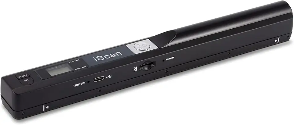 Scanner portátil de fotos coloridas de documentos para documentos A4, digitalização de imagem móvel portátil 900DPI para negócios, fotos, recibos, livros, imagens, varinha de digitalização