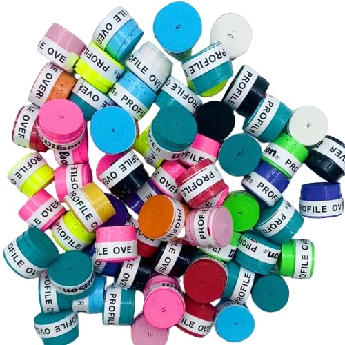 Overgrip Wilson - Beach Tennis, Tenis, Padel - Kit com 10un (Colorido aleatório)