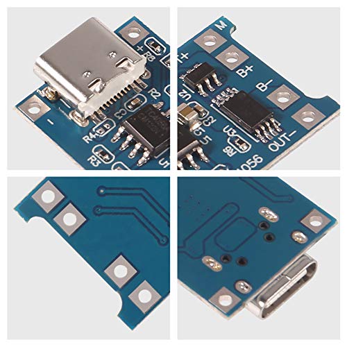 Image of 6PCS TP4056 Type-C USB Charging Module 5V 1A 18650 Lithium Battery Charging Board Power Charger Board with Protection