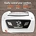 Vornado AVH10 Space Heater for Home, Fan Only Option, Digital Display with Adjustable Thermostat, Advanced Safety Features, Auto Climate Control, Whole Room Electric Heater for Indoors