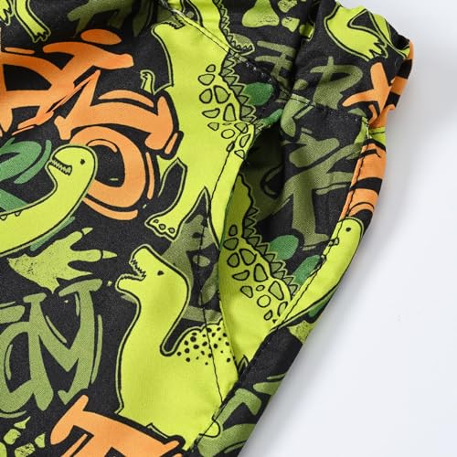 Toddler Fashion Swim Trunks Casual Summer Beach Shorts Kids Boys Girls Pull On Relaxed Fit Cute Cartoon Resort Shorts3