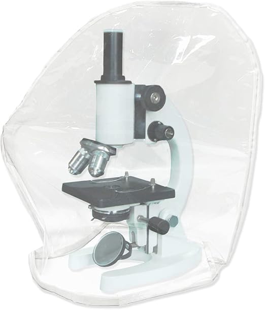 Microscope Dust Cover Fit Full Size Standard Microscopes, 20" L x 20" W - lensmeter Instruments Accessories, PVC, Waterproof, 1 Pcs