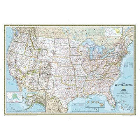 National Geographic Classic Wall Map Cover