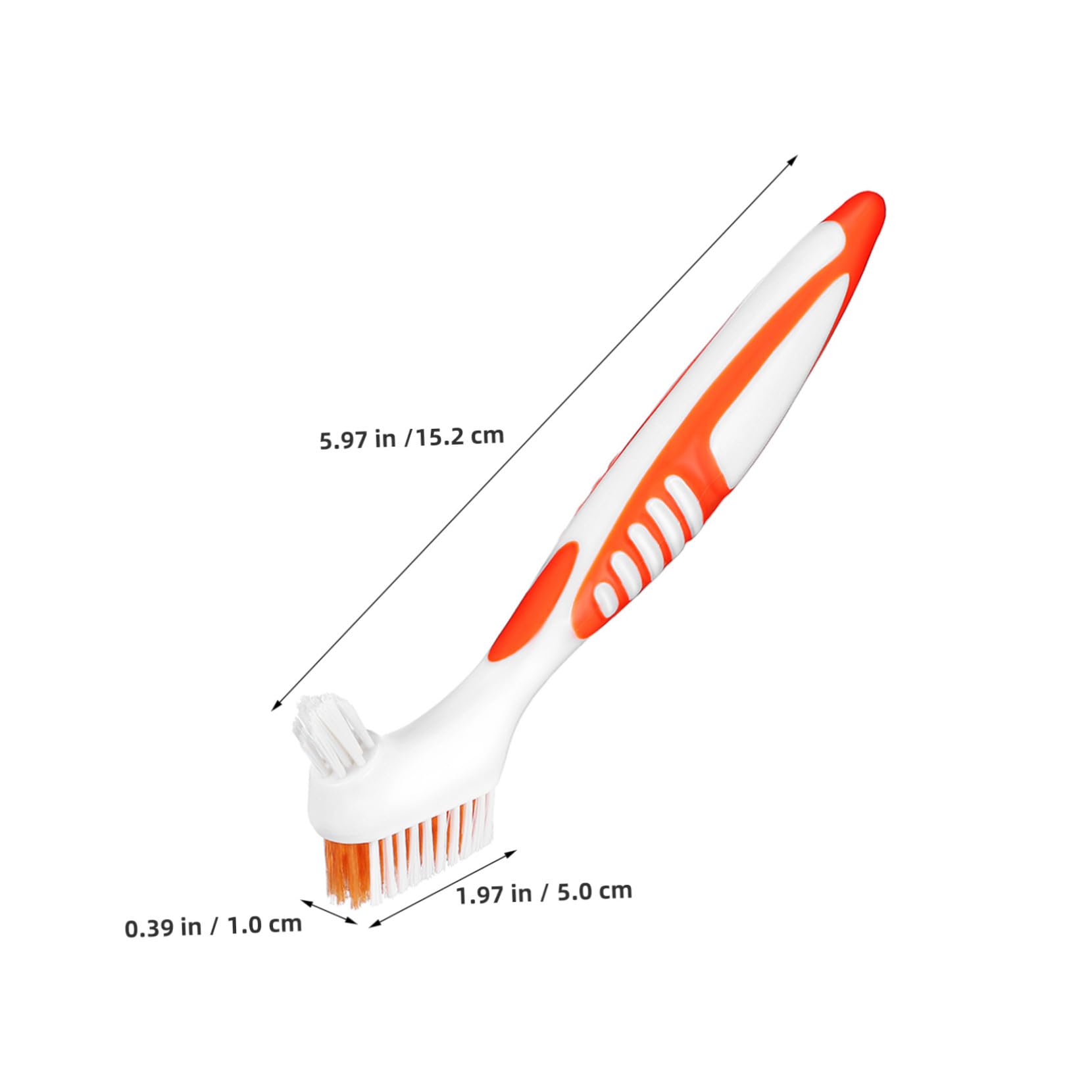 Veemoon 12pezzi Spazzolino Per Protesi Dentarie Mobili Da Design Doppia Faccia Strumento Per Pulizia Di Dentiere e Apparecchi Ortodontici Morbido e Ergonomico Per Uso Quotidiano e Portatil