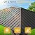DWVO 10x12ft Gazebo Hardtop with Nettings and Curtains, Heavy Duty Galvanized Steel Outdoor Vertical Stripes Roof for Patio, Backyard, Deck, Lawns, Brown